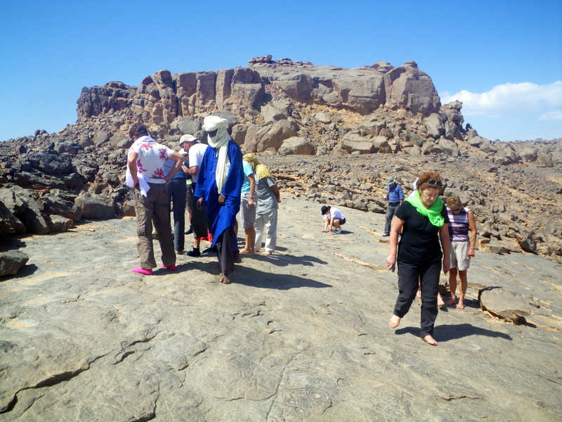 Gravure rupestre (Site de Tin Taghirt )