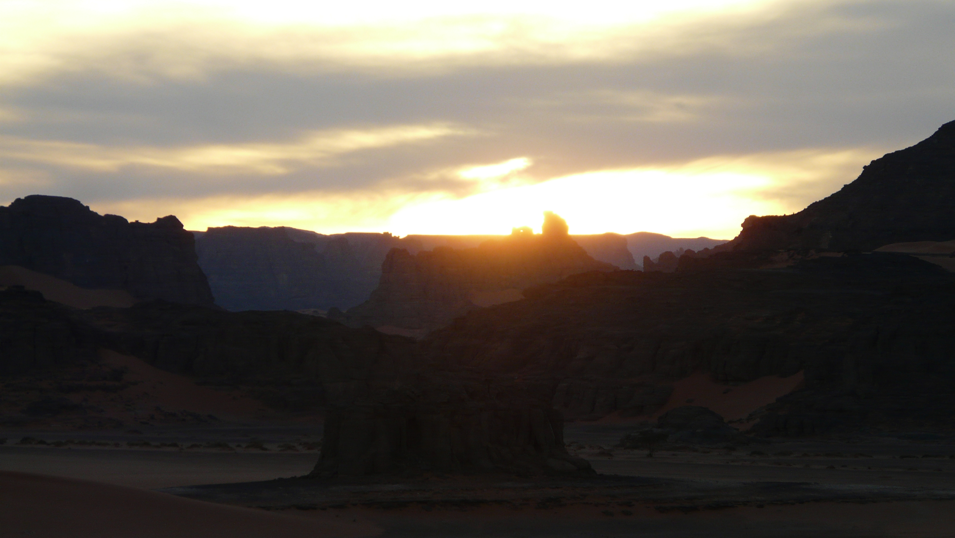 Paysage dans la Tadrart