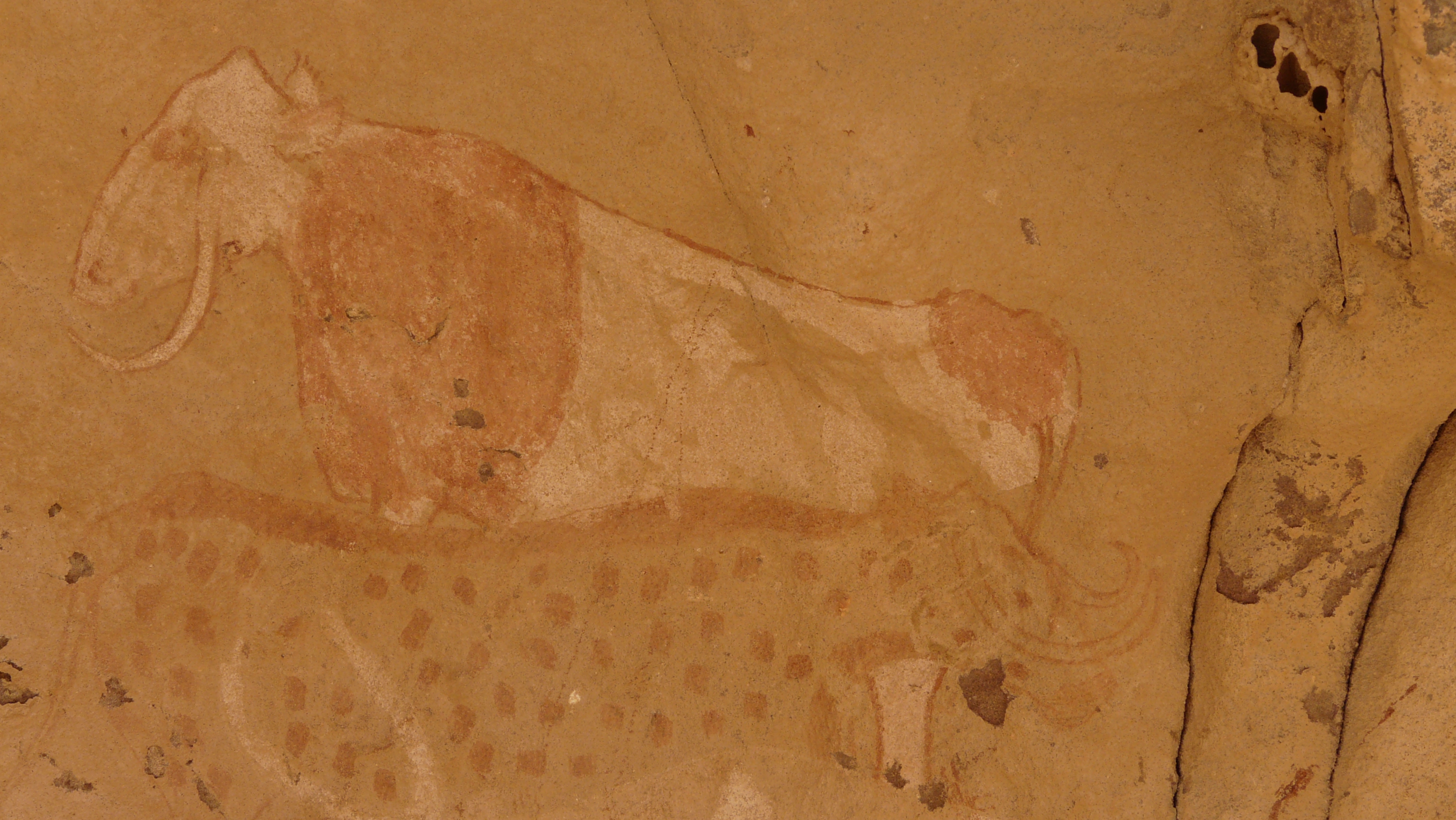 Peinture rupestre de Tiseteka